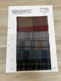 HK1400G Pigmento De Franela De Algodón Teñido[Fabrica Textil] KOYAMA Foto secundaria