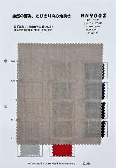 RN9002 Lino tela cruda Natural Pride