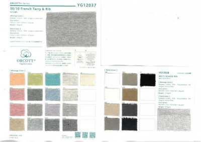 YG12037 O-cotton 30/10 felpa francesa