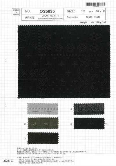 OS5835 Bandana de jacquard