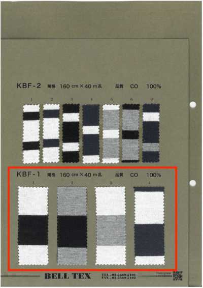 KBF-1 Jersey de rayas horizontales 40/2