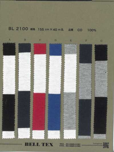 BL2100 Jersey 40/2 de rayas horizontales