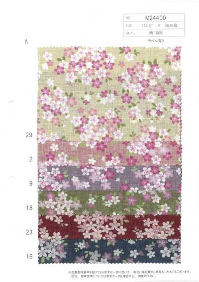 M24400-A Estampado dobby de algodón