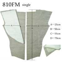 WS810K Almohadilla Ligera Para Realce De Senos Negra[Entretela] Okura Shoji Subfoto