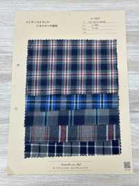 A-1667 Mezcla índigo Tacto Seda Borroso[Fabrica Textil] ARINOBE CO., LTD. Foto secundaria