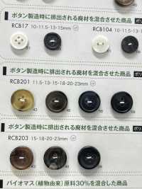 RCB201 Botón De 4 Agujeros Con Borde De Resina De Poliéster DAIYA BUTTON(DAIYA BUTTON) Subfoto