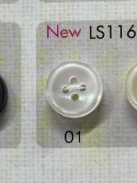 LS116 Botón De 4 Agujeros Con Borde De Resina De Poliéster DAIYA BUTTON(DAIYA BUTTON) Subfoto