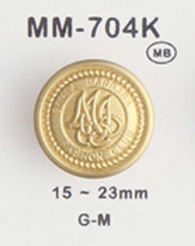 MM704K Botón metálico