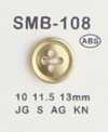 SMB-108 Botón pequeño de ABS, de cuatro agujeros