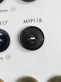 MYP118 Botón De 4 Agujeros Con Borde De Resina De Poliéster DAIYA BUTTON(DAIYA BUTTON) Subfoto