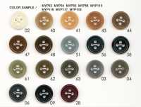 MYP118 Botón De 4 Agujeros Con Borde De Resina De Poliéster DAIYA BUTTON(DAIYA BUTTON) Subfoto