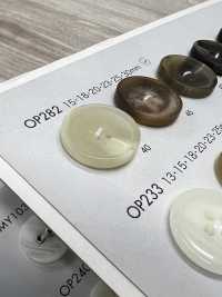 OP282 Botón De 4 Agujeros Estilo Búfalo De Resina De Poliéster DAIYA BUTTON(DAIYA BUTTON) Subfoto