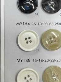 MY154 Botón De 4 Agujeros Estilo Búfalo De Resina De Poliéster DAIYA BUTTON(DAIYA BUTTON) Subfoto