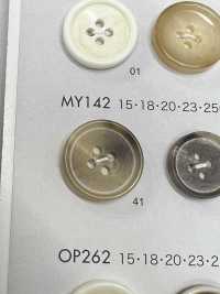 MY142 Botón De 4 Agujeros Estilo Búfalo De Resina De Poliéster DAIYA BUTTON(DAIYA BUTTON) Subfoto