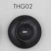 THG02 Botón de dos agujeros de resina de poliéster