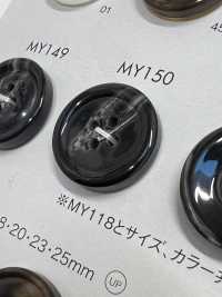 MY150 Botón De 4 Agujeros Con Borde De Resina De Poliéster DAIYA BUTTON(DAIYA BUTTON) Subfoto