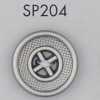 SP204 Botón chapado de resina ABS