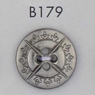 B179 Botón de resina ABS chapado