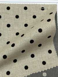 DOT-7100-2 Lino Loomstate Dot[Fabrica Textil] HOKKOH Foto secundaria