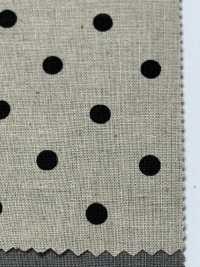 DOT-7100-2 Lino Loomstate Dot[Fabrica Textil] HOKKOH Foto secundaria