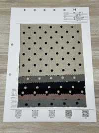 DOT-7100-2 Lino Loomstate Dot[Fabrica Textil] HOKKOH Foto secundaria