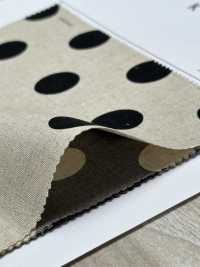 DOT-7100-3 Lino Loomstate Coin Dot[Fabrica Textil] HOKKOH Foto secundaria