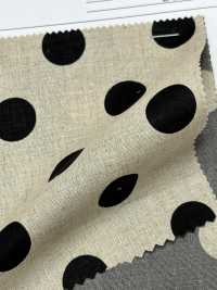 DOT-7100-3 Lino Loomstate Coin Dot[Fabrica Textil] HOKKOH Foto secundaria