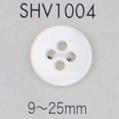 SHV1004 Botón de nácar de 4 agujeros