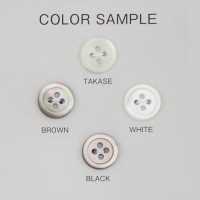 TRV17 Botón De Concha Con Borde Y 4 Agujeros DAIYA BUTTON(DAIYA BUTTON) Subfoto