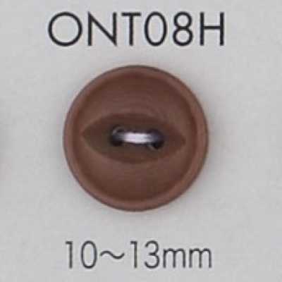ONT08H Botón de corozo natural de 2 agujeros