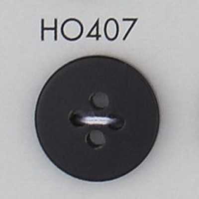 HO407 Botón de cuerno auténtico de búfalo de material natural de 4 agujeros