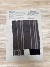 KB9001 Rayas Aleatorias Teñidas En Hilo De Lino Y Algodón[Fabrica Textil] KOYAMA Foto secundaria