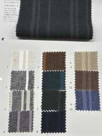 KB9001 Hilo De Lino/algodón Teñido Con Rayas Aleatorias[Fabrica Textil] KOYAMA Subfoto