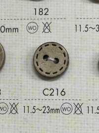 C216 Botón De Madera Natural De 2 Agujeros DAIYA BUTTON(DAIYA BUTTON) Subfoto