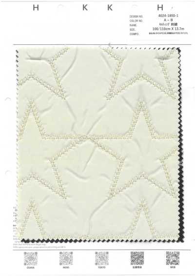 4024-1850-1 Bordado acolchado