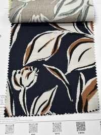 7025-800-1 CR Satin (Flor De Pincel Grande Y Tacto Suave)[Fabrica Textil] HOKKOH Foto secundaria