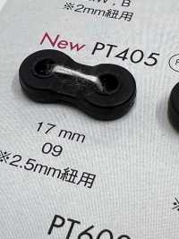 PT405 Tope De Cordón De Dos Orificios De Resina De Poliuretano[Hebillas Y Anillo] DAIYA BUTTON(DAIYA BUTTON) Subfoto