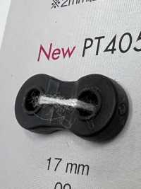 PT405 Tope De Cordón De Dos Orificios De Resina De Poliuretano[Hebillas Y Anillo] DAIYA BUTTON(DAIYA BUTTON) Subfoto