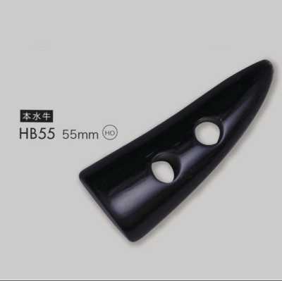 HB55 Botón alamar de cuerno de búfalo real