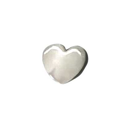 601HT Botón con vástago de concha Takase en forma de corazón