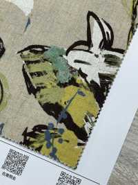 7025-700-4 Telar De Lino (Toca Una Flor Grande)[Fabrica Textil] HOKKOH Subfoto