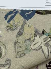 7025-700-4 Telar De Lino (Toca Una Flor Grande)[Fabrica Textil] HOKKOH Subfoto