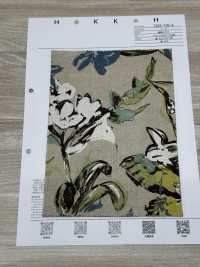 7025-700-4 Telar De Lino (Toca Una Flor Grande)[Fabrica Textil] HOKKOH Subfoto