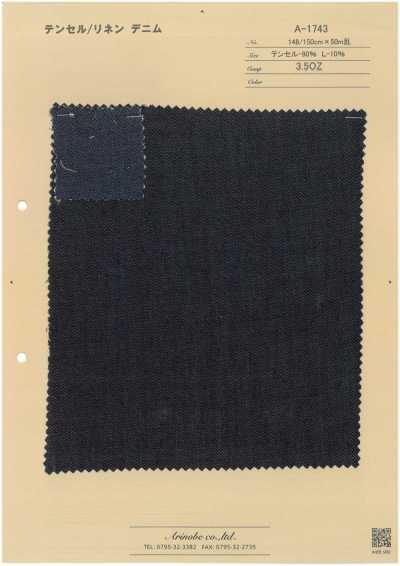 A-1743 Denim de Tencel/lino