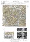 KKF8725-W-D3 Encaje jacquard jaspeado de poliéster, ancho