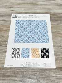 KKP2046-D106 Superficie Rugosa Satinada Trasera Impresión Multicolor[Fabrica Textil] Uni Textile(Estudio Komon) Subfoto