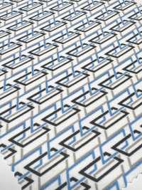 KKP2046-D107 Superficie Rugosa Satinada Trasera Impresión Multicolor[Fabrica Textil] Uni Textile(Estudio Komon) Subfoto