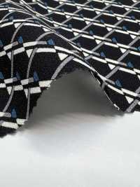 KKP2046-D143 Superficie Rugosa Satinada Trasera Impresión Multicolor[Fabrica Textil] Uni Textile(Estudio Komon) Subfoto