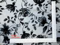 KF4005-DF-3431 Flocado Degradado De Organza Cremosa[Fabrica Textil] Uni Textile(Estudio Komon) Subfoto