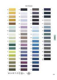 6233-SAMPLE Tarjeta De Muestra De Carpeta De Grosgrain 6233 ROSE BRAND(Marushin) Subfoto